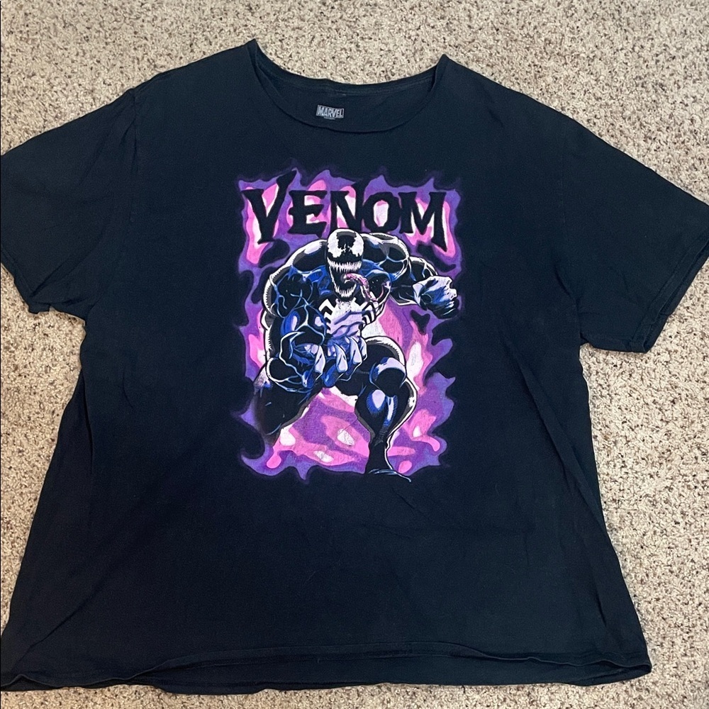 Marvel Venom Tee with Purple Highlights men’s size 3XL